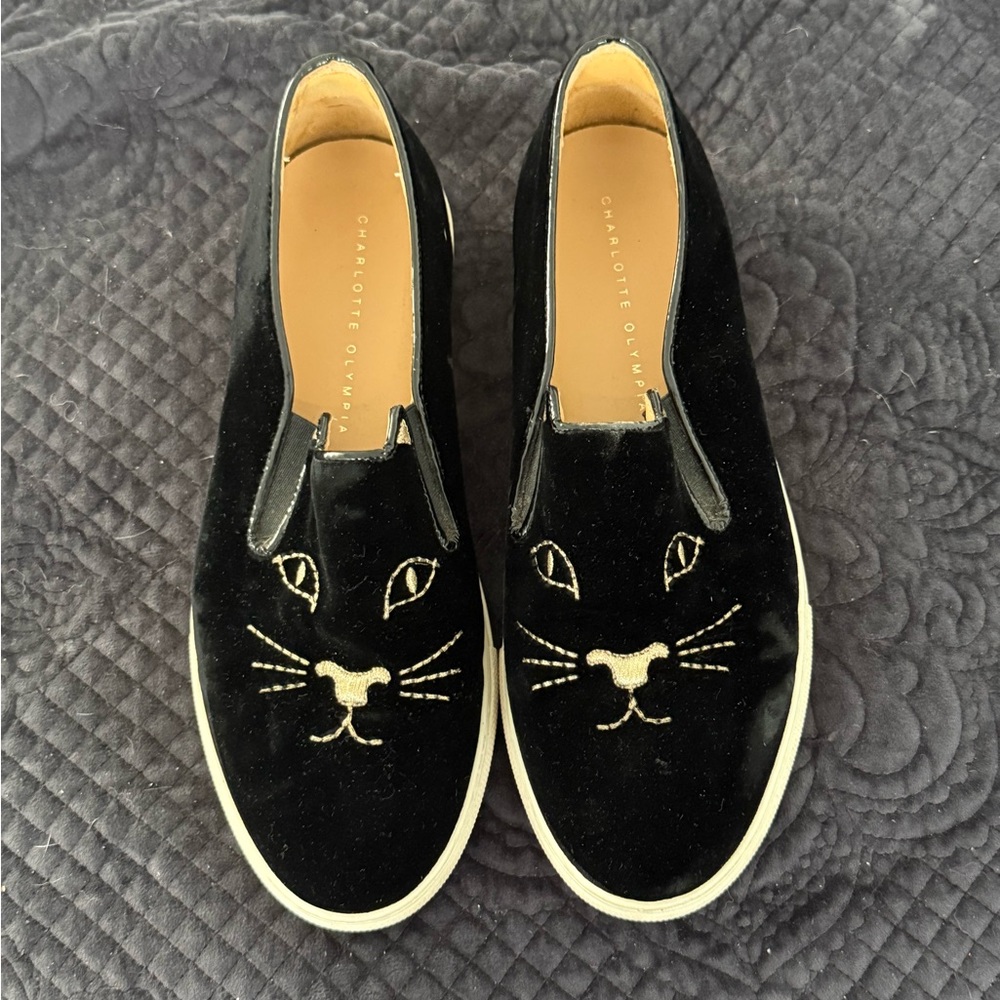 Charlotte Olympia Black Cat Flats